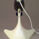 Cocotte vintage articulated desk lamp beige & brown plastic old design