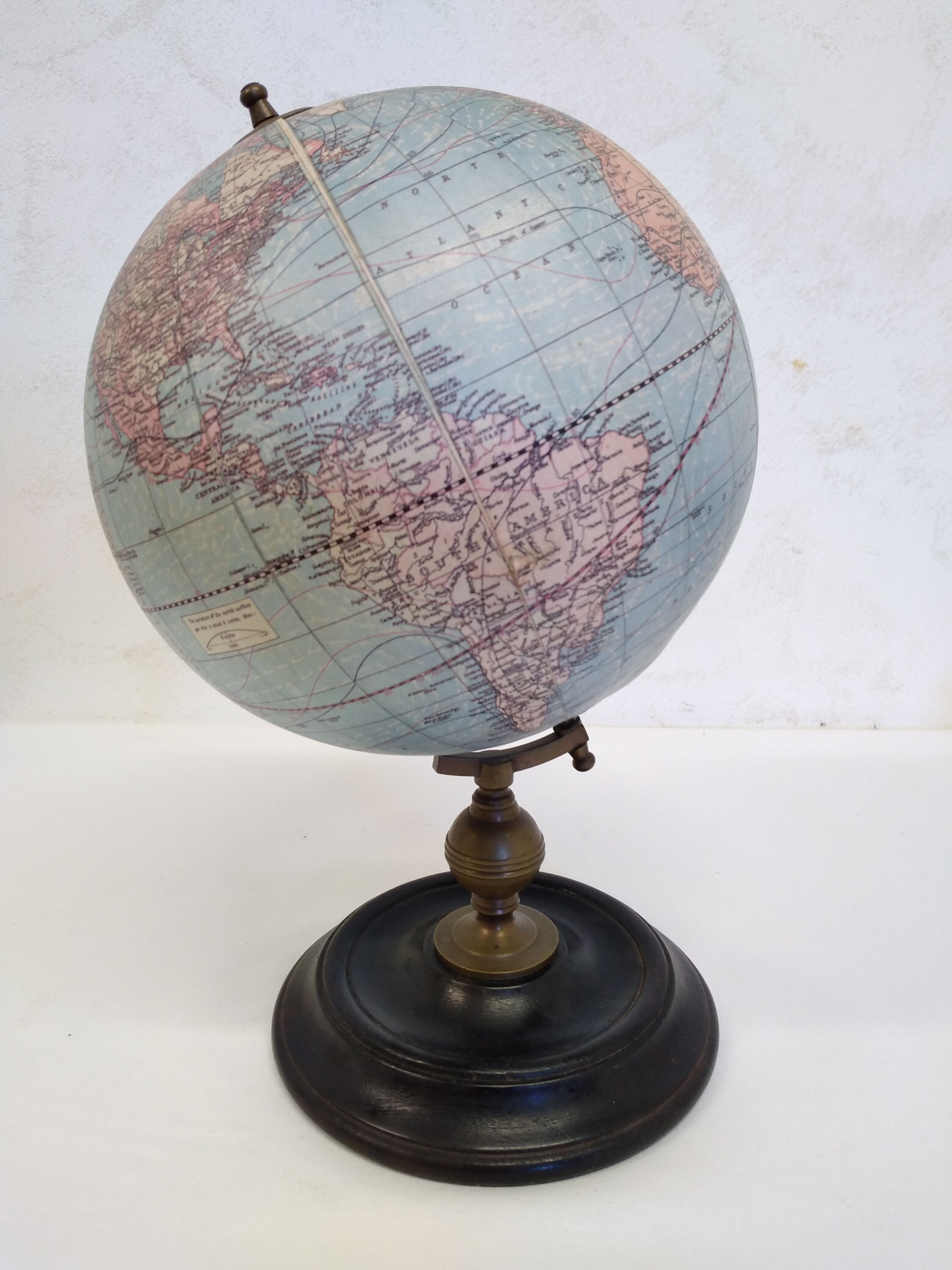 Ancient globe made in U.S.A