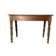 Vintage solid wood desk table - Elegant turned legs