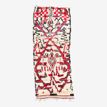 Tapis berbere Azilal vintage rouge