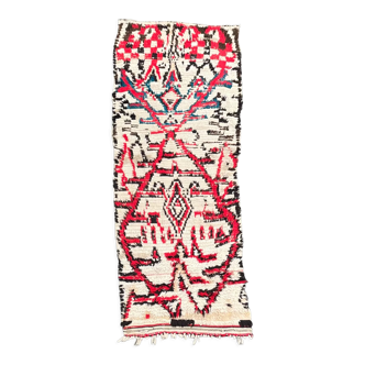 Berber rug Azilal vintage red