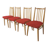 Chaises par Antonín Šuman pour Ton, 1960s, Set de 4
