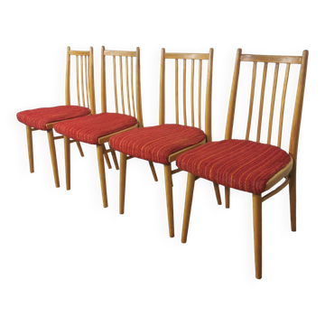 Chairs by Antonín Šuman for Ton, 1960s, Set of 4