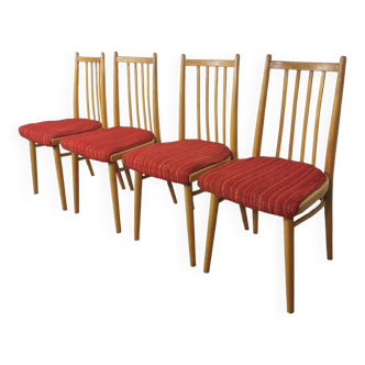 Chairs by Antonín Šuman for Ton, 1960s, Set of 4