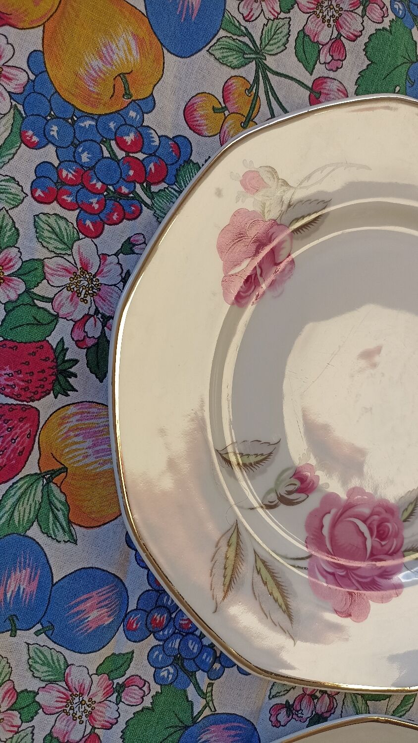 Art Deco plates by Jean Boyer in Limoges porcelain