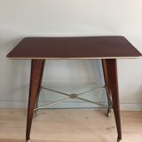 Console vintage à roulettes