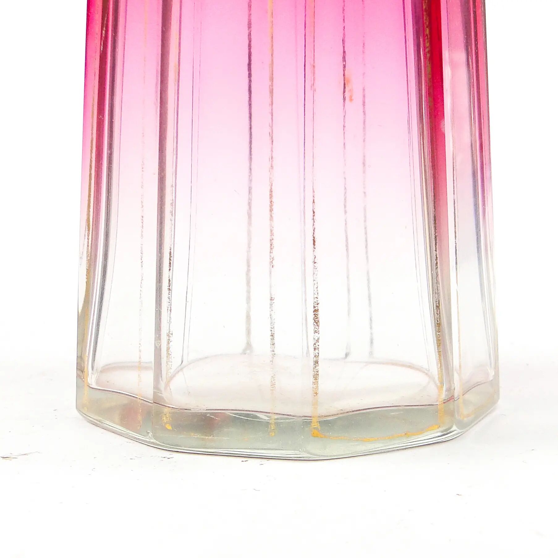 Art Deco vase, crystal, Bohemia, Czechoslovakia, 1930s