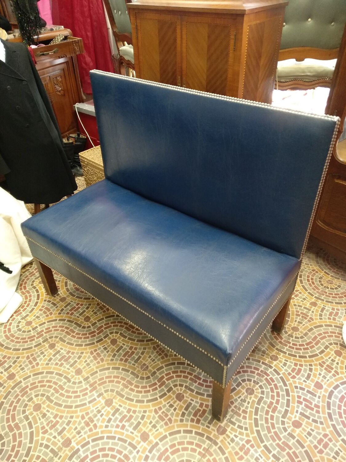 Vintage bistro bench