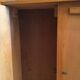 Vintage doll wardrobe cabinet