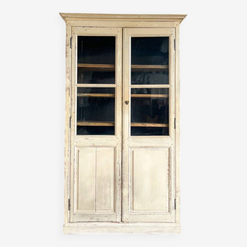 Ancienne armoire vitrée début XXe