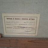 Dipinto a Olio "Paesaggio con Ponte" G. GRIGNANI. 1983