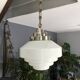 Murano glass and chrome suspension