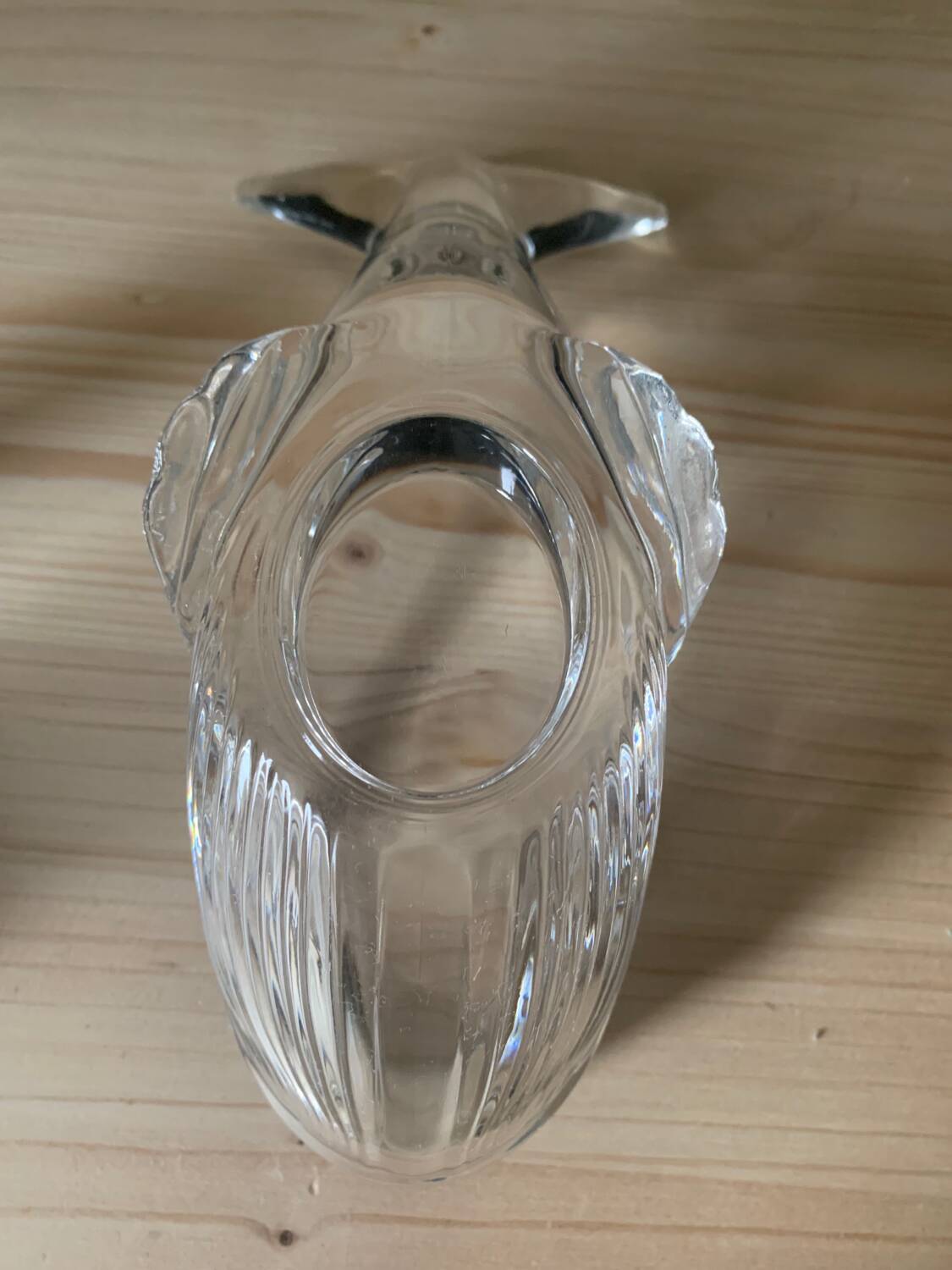 Glass whale pocket tray