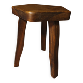Tabouret orme style Aranjou 80's