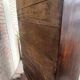 Antique 2-door walnut wardrobe, 17th century