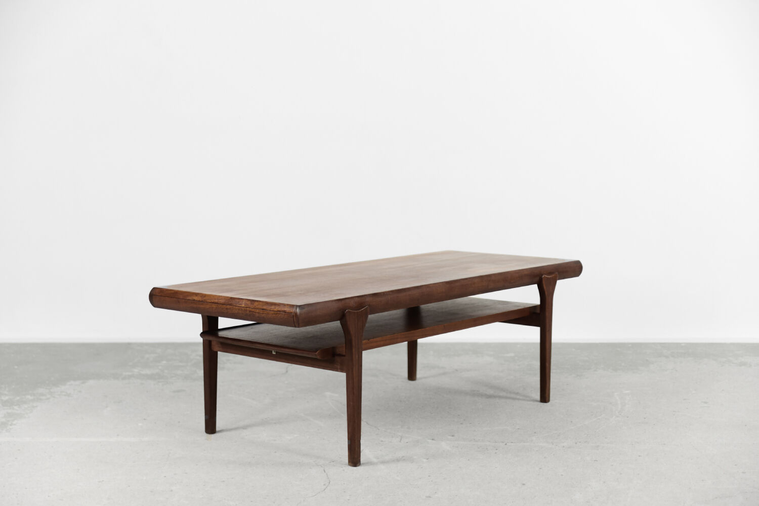 Danish extendable teak coffee table with drawer, 1960s