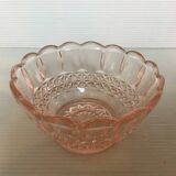 Empty pink glass pocket baguier