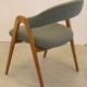 vintage WK Möbel style fauteuil / stoel 'Wildflecken' nieuwe bouclé stof