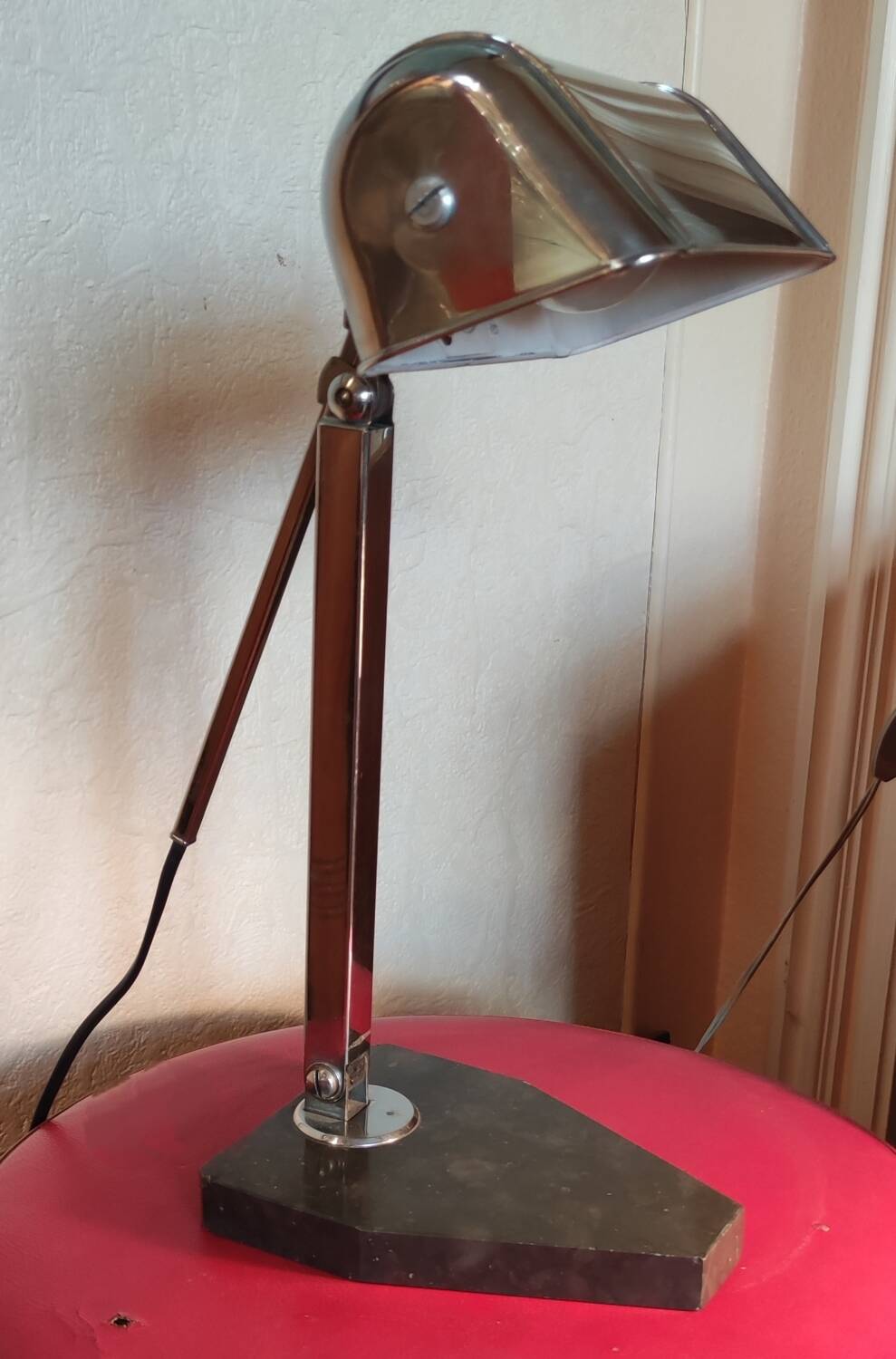Old Art Deco articulated desk lamp