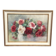 Nature morte "Roses" à l'aquarelle, Madeleine Renaud (1900-1994)