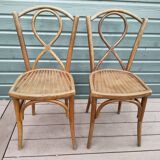 Pair of old Gyf bistro chairs