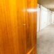 Scandinavian teak cabinet 4 doors 2+1 drawers wardrobe 1960
