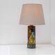 Sculptural table lamp in ceramic, designed by Bonnie Rehnqvist, Sweden, 1972