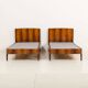 Danish rosewood bed frames, set of 2, 1960s