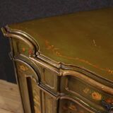 Venetian painted corner cupboard from 20th century