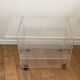 Table d appoint Plexiglas David lange années 70