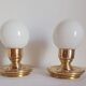 Pair of golden lamps