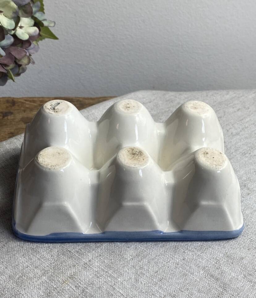 Ceramic egg dish Vallauris