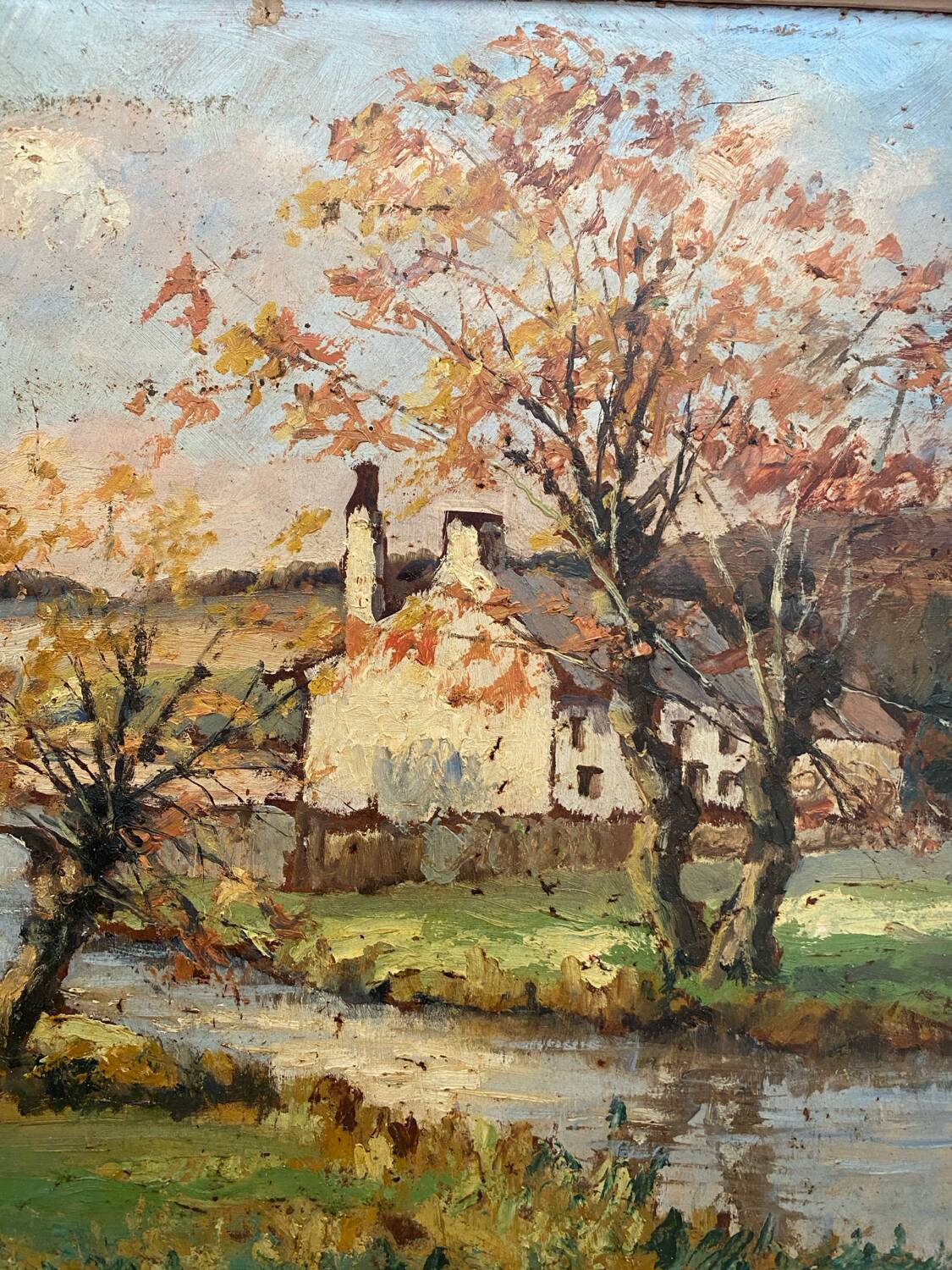 Oil painting canvas