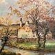 Oil painting canvas