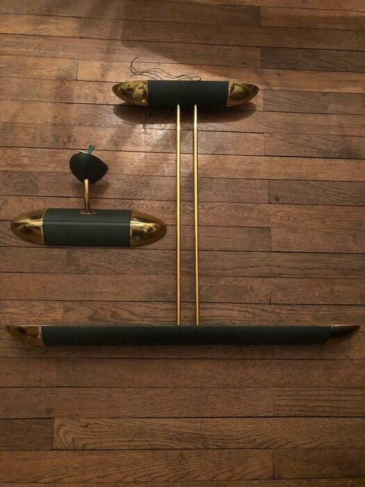 2 matching luminaires - Pendant and wall light