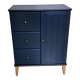 Commode scandinave bleu ganne