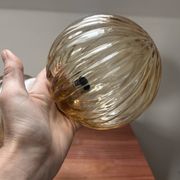 Pair of vintage globe wall lights