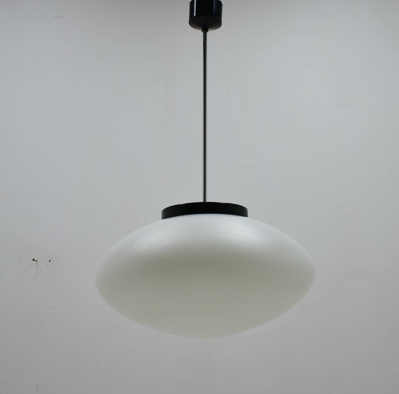 Mid-Century Glass Pendant by Jaroslav Bejvl for Kamenicky Senov, 1960's