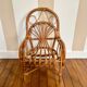 Fauteuil en rotin pour enfant