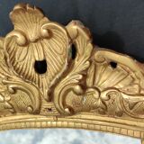Old golden mirror