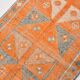 3x12 Rug For Laundry Orange Turkish Vintage Runner Rug, 95x370Cm SK 22033