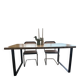 Solid wood table made by a craftsman.
