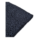 Crochet bedspread - carbon