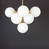 Atomic Lustre in Brass by Kaiser, Germany, 1960s