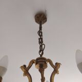 3-light cage chandelier