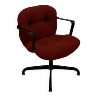 Fauteuil Vintage KNOLL 1970 Design Bruce Hannah et Andrew Morrison années 60 70 1960 chaise