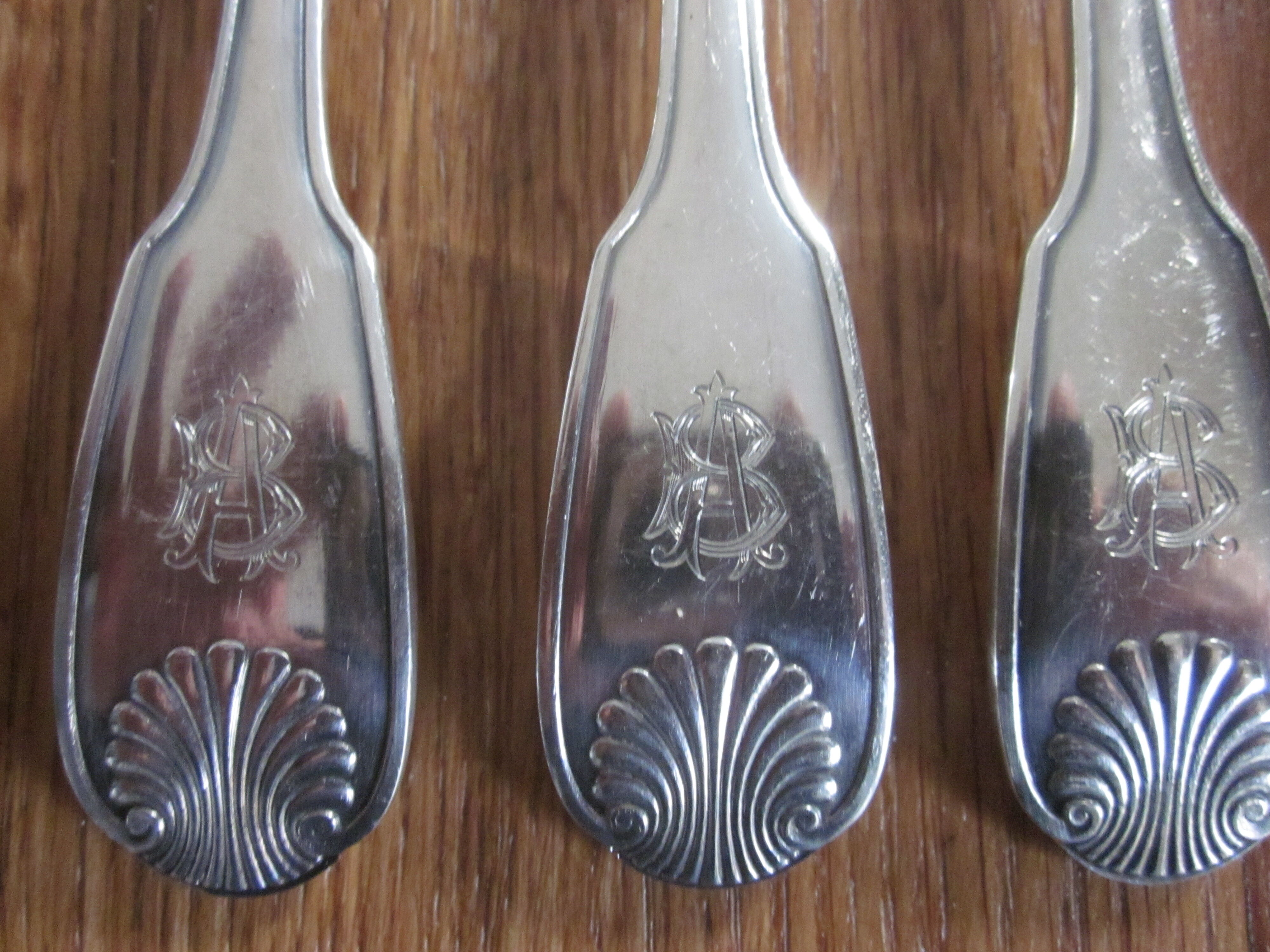 12 christofle entremet in silver metal