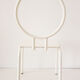 Vintage white metal children's chair