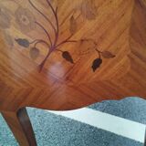 Old louis xv style marquetry chest of drawers