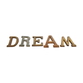 Old letters, word dream